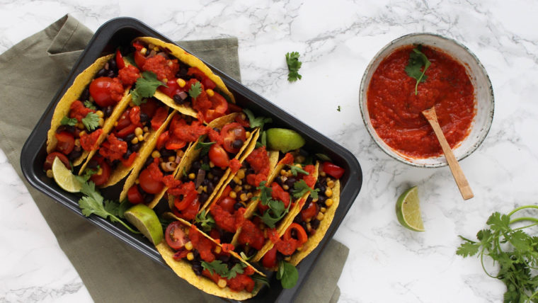 Mexicaanse taco's met pittige tomatensaus - Wakker Dier