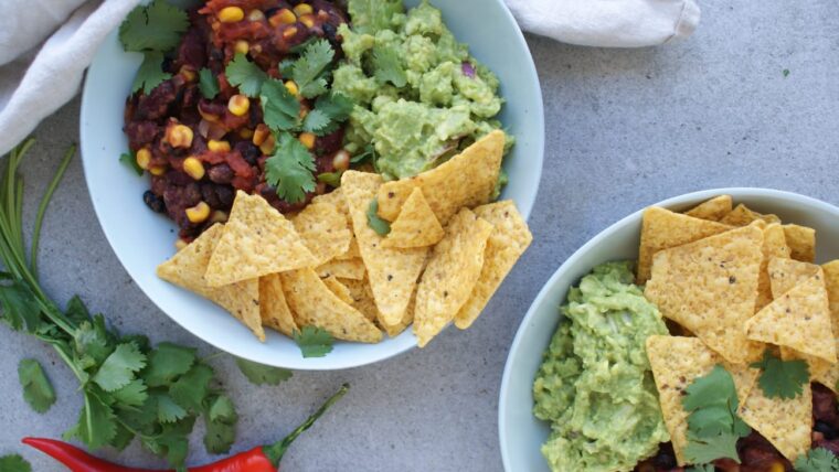 Mexicaanse bowl with guacemole – Wakker Dier